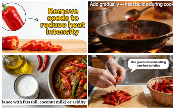 Cooking Tips for Hot Chili Peppers